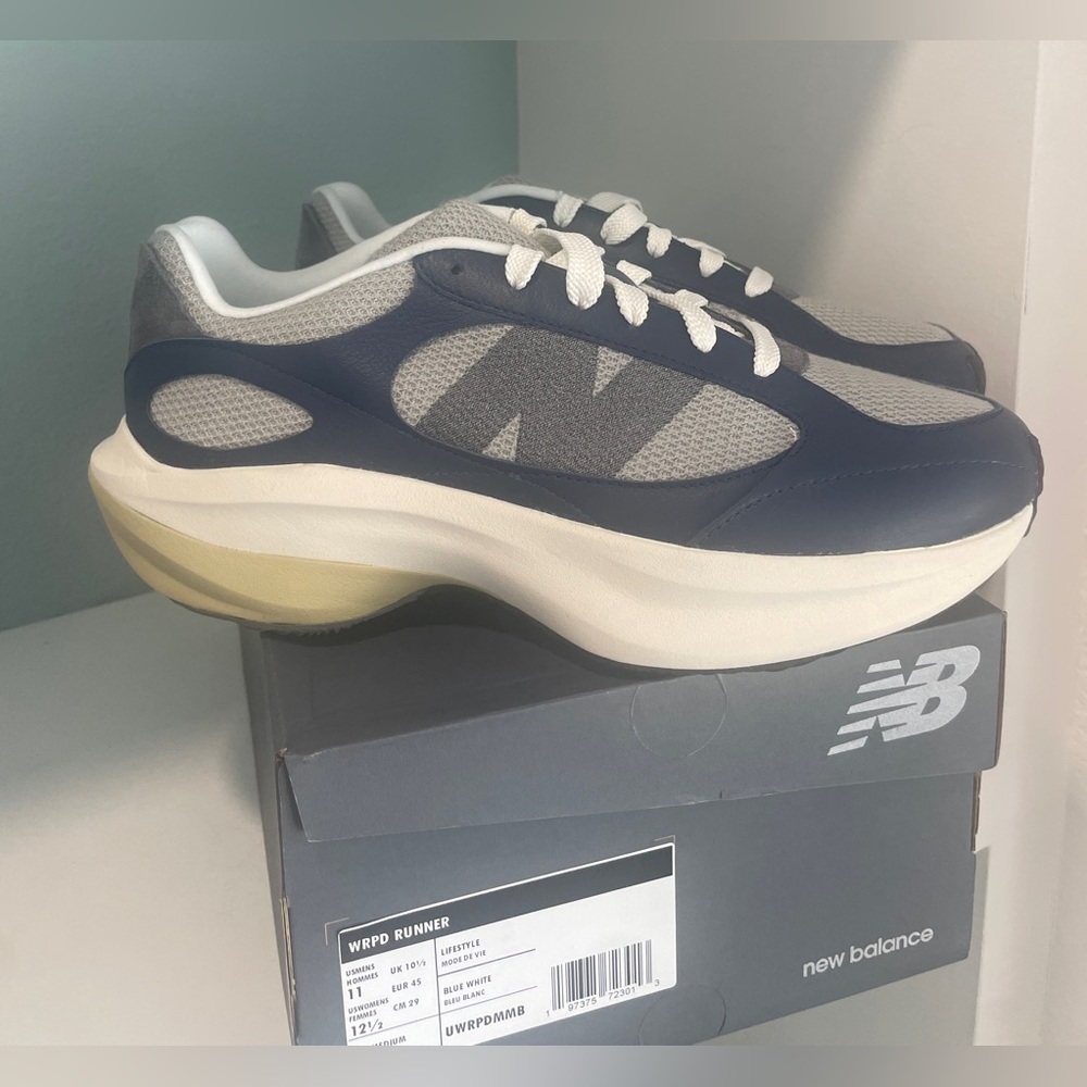 New Balance WRPD Runner Sneaker Shoes NWT New Navy Grey Sea Salt - Picture 8 of 13